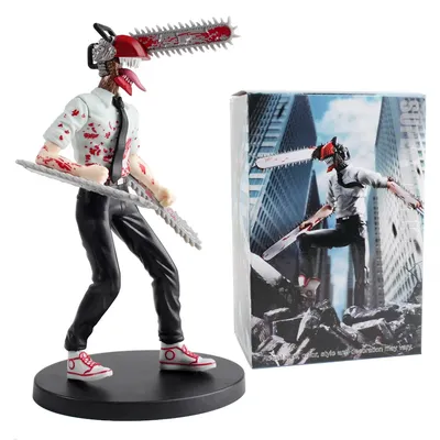 18cm Chainsaw Man Denji Anime Figure Denji/Power Action Figure 1560 Chainsaw Man Denji Figurine