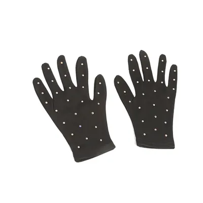 New Fashion Figure Skating Wrist Gloves Skin Friendly Sunscreen Mittens Crystal Gloves for Adult