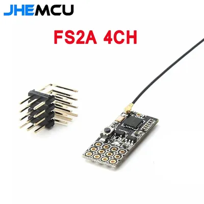 JHEMCU FS2A 4CH AFHDS 2A Mini Compatible Receiver PWM Output for Flysky i6 i6X i6S / FS-i6 FS-i6X
