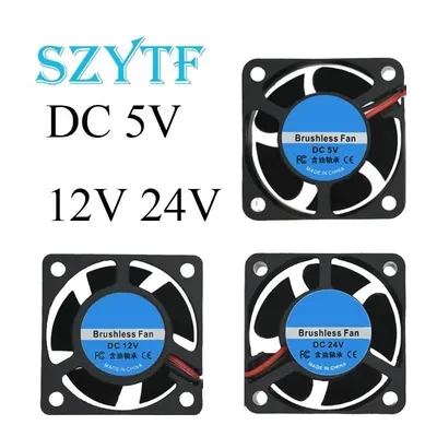 4020 5V 12V 24V DC Computer CPU Cooler Mini Cooling Fan 40MM 40x40x20mm Small Exhaust Fan For 3D