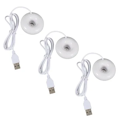 White Donut Humidifier Usb Office Desktop Mini Humidifier Portable Creative Air Purifier White