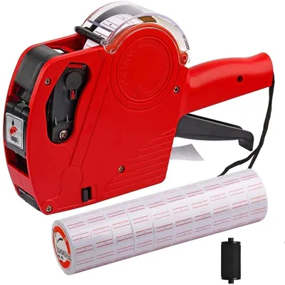MX-5500 8 Digits Handheld Price Tag Gun with 1 Ink Coding Machine Price Label Gun for Retail Stores
