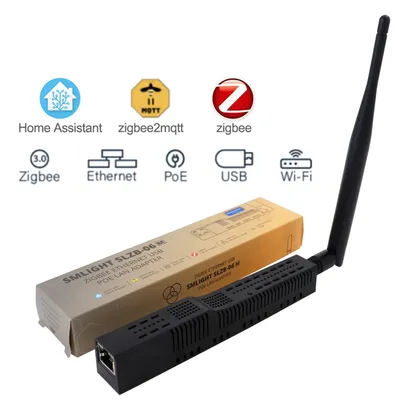 SMLIGHT SLZB-06 Zigbee 3.0 to Ethernet WiFi gateway,USB,coordinator with PoE, works with