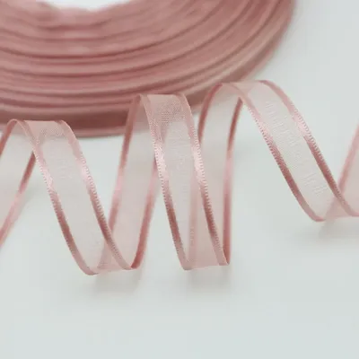 (50 Yards/roll) 3/8'' (10mm) Broadside Organza Ribbons Wholesale Gift Wrapping Decoration Handmade
