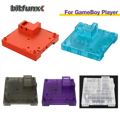 Bitfunx Five Color Replacement Shell For Gamecube Gameboy Player DOL-017 Gameboy Base Case For NGC Game Console Accessories