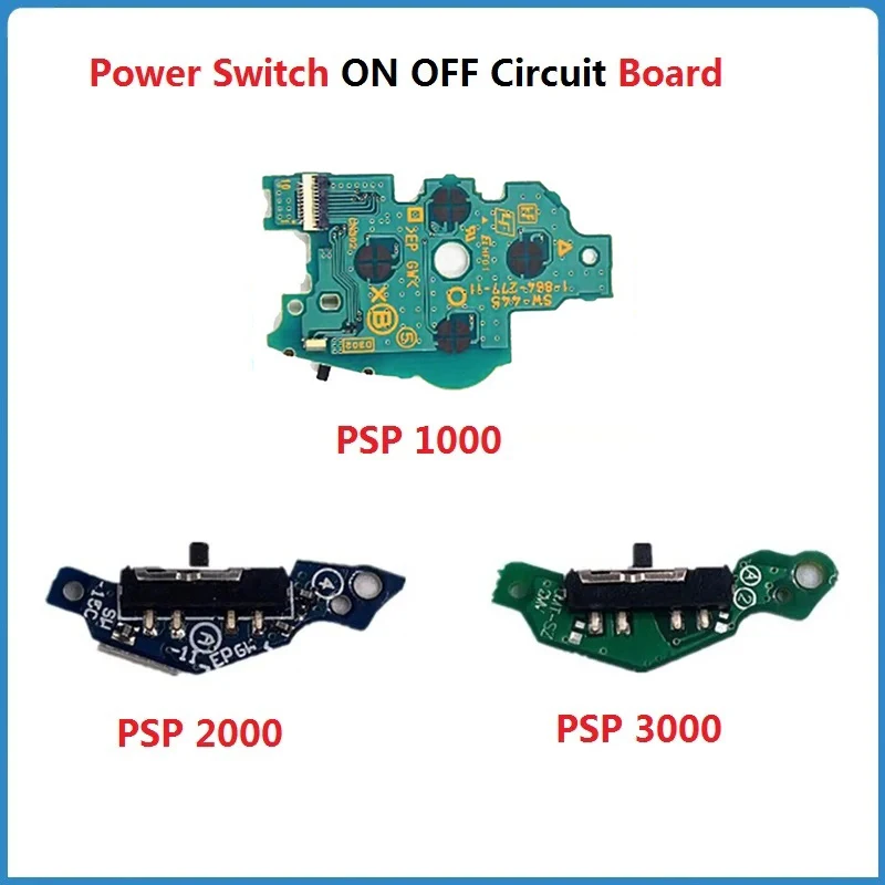 For PSP1000 2000 3000 Power Switch Board ON OFF PCB Circuit Motherboard PSP3001 3004 Slide Switch Game Console Accessories