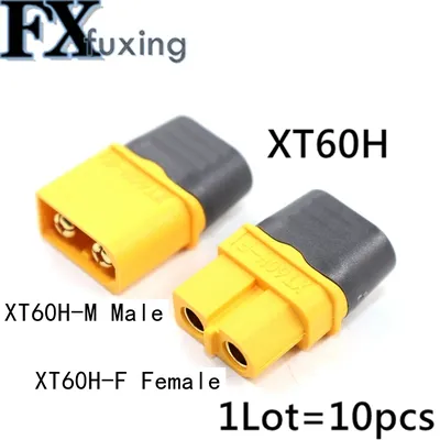 10PCS XT60 XT60H Bullet Connectors Male Female Power Plugs Power RC LV Lipo Battery Motor 3D Printer
