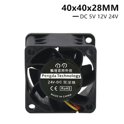 NEW 4028 40MM 40x40x28MM Server Fan Frequency Converter Cooling Fan DC 5V 12V 24V with 2PIN 3PIN FG