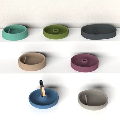 Cement Incense Tray Silicone Mold Creative Geometry Design Matchbox Storage Tray moldsConcrete