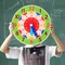 Kids Montessori Wooden Clock Toys Time Learning Teaching Aids Educational Toys For Children Primary School Clever Board Toy