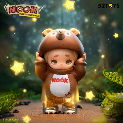 52TOYS Blind Box Nook's Little World, Mystery Box, Random Action Figure Collectible Toy Desktop Decoration Gift for Birthday
