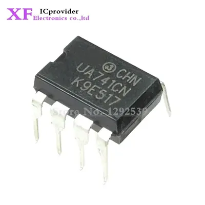 100PCS DIP8 UA741CN UA741CP UA741 OP Amp LM741 741 OPAMP GP 1MHZ