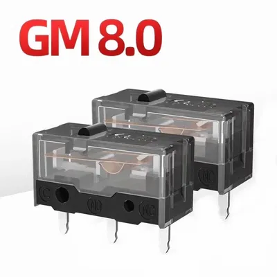 10Pcs-1Pc New Kailh GM 8.0 micro switch GM8.0 Gold Contactor 80 Million Click Life Computer mouse