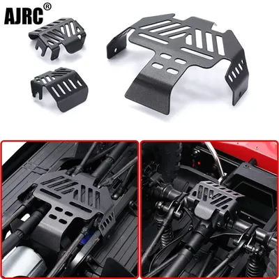 3-piece Stainless Steel Chassis Armored Protection Skid Plate For Trax Trx-4 Bronco Defender G500 K5