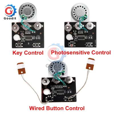 30S Recordable Sound Module Photosensitive Sound Voice Audio Music Recorder Board Chip Programmable
