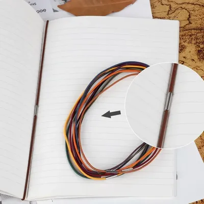 10 Pieces a Set Spare Rubber Band Leather Notebook Accessory for Travelers Notebook Repair Elastic