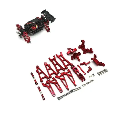 Aluminum Alloy Suspension Arm Cup Set Upgrade Metal Parts Accessories For Mjx Hyper 1/16 Go RC Car