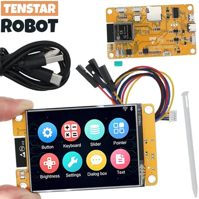 TENSTAR ROBOT ESP32 LVGL WIFI&Bluetooth Development Board 2.8 Inch 240*320 Smart Display Screen TFT
