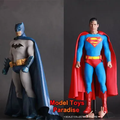 CRAZY TOYS 1/6 Scale Men Soldier Red Cloak Super Hero Blue Cloak Bat Masked Hero Full Set 12inch Action Figure Collectible Gifts