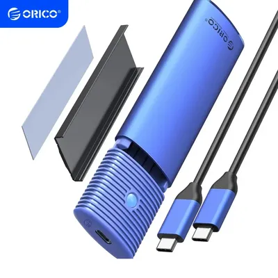 ORICO M.2 NVMe SATA SSD Enclosure Adapter Tool-Free USB C 3.2 Gen 2 10Gbps NVMe 5Gbps NGFF SATA PCIe