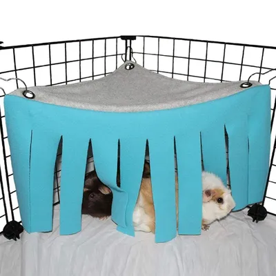 Tassel Strip Pet Tent Hideout Hideaway Guinea Pig Hamster Hedgehog Hammock Curtain Small Pets