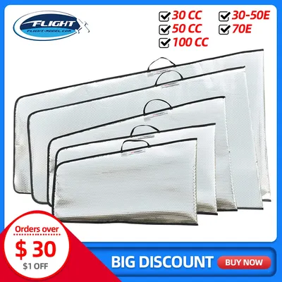 1Pc Fixed Wing RC Airplane Model Double Layer Bubble Protection Casing Wing Bag 30E 70E 30cc 50cc