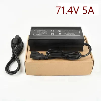 71.4V 5A Lithium Battery Charger For 17S 62.9V Li-ion battery pack Charger high quality Plug