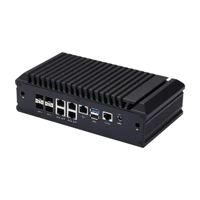 Mini PC Q20300G9-S10 Series CPU Atom C3558 C3758R C3808, 10G SFP+/ 2.5G LAN/ Console/ VGA, Qotom Mini Server/ Router Firewall