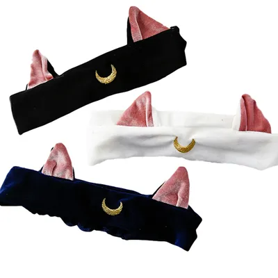 Brdwn Sailor Moon Luna Artemis Diana Cosplay Hairwear Headband Hair Circle