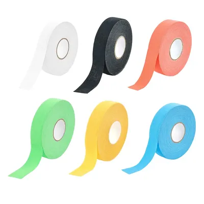 Ice Hockey Cloth Tape 2.5cmx25M Hockey Stick Tapes for Practice Training Exercise Tennis Squash