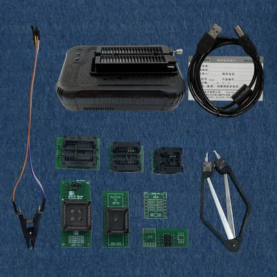 V12.66 XGecu T48 TL866 - 3G Programmer Support 34000+ ICs +9 parts include SOP8 SOP16 PLCC32-DIP32