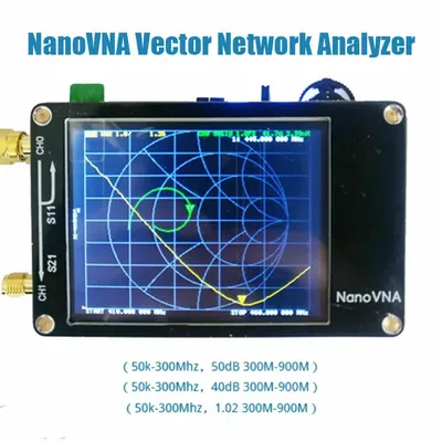 New 2.8 inch LCD Display NanoVNA VNA HF VHF UHF UV Vector Network Analyzer Antenna Analyzer +
