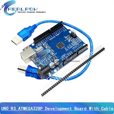 UNO R3 ATMEGA328P Chip CH340G 16Mhz For Arduino UNO R3 Development Board Type-C USB With Cable