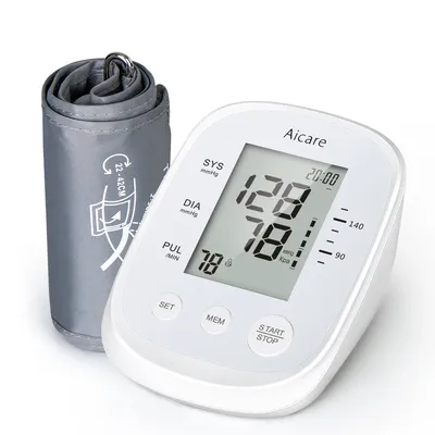 AICARE Blood Pressure Monitor Upper Arm Automatic Tonometer Digital Blood Pressure Meter BP Medical