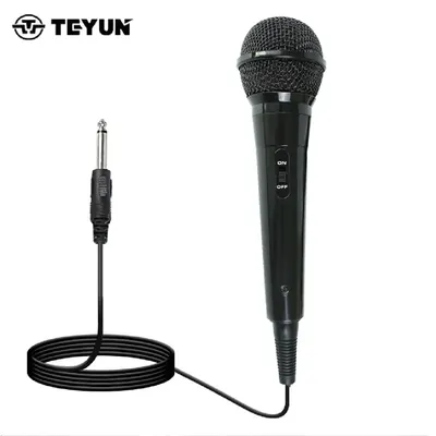 B12 Best karaoke Microphone with On and Off Switch Wired Karaoke Mic with 16.4ft XLR Electret