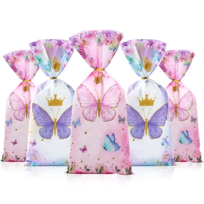 Butterfly Paper Candy Bag Birthday Party Decoration Kids Gift Packaging Box Girl Baby Shower