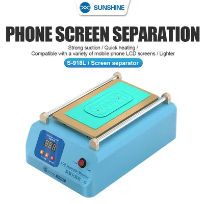 SUNSHINE S-918L LCD Screen Separator for Mobile Phone Below 8 Inches Super Suction Screen Repair