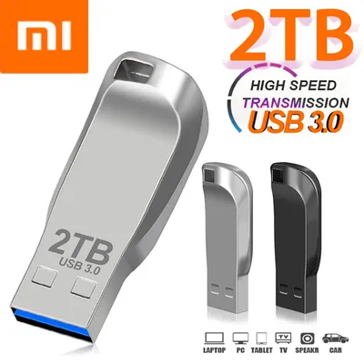 Original Xiaomi Pen Drive 2 TB USB 3.0 Flash Metal Drive 1TB Large Capacity High-Speed Transfer