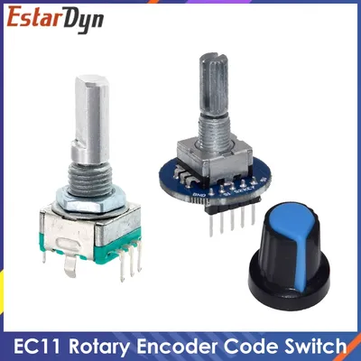 Rotary Encoder Module for Arduino Brick Sensor Development Round Audio Rotating Potentiometer Knob