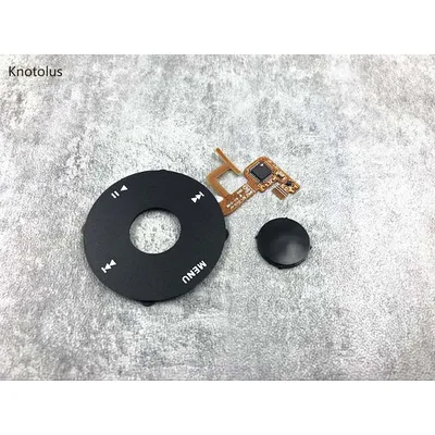 black repair replacement click wheel black central button key for iPod 5th gen video 30gb 60gb 80gb