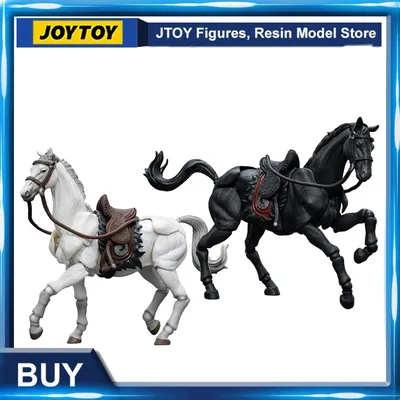 [IN-STOCK] JOYTOY 1/18 Action Figure Dark Source Jianghu War Horse White black Anime Collection