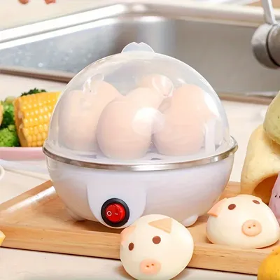 Egg Cooker Automatic Power Off Home Small 1-person Multi-Functional Steamed Egg Custard Boiled Egg