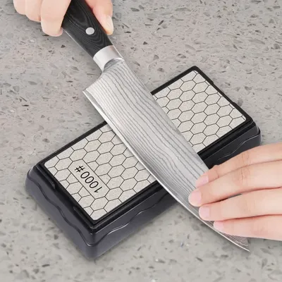 Double-Side base Diamond Sharpening Stone Whetstone Knife Kitchen Grit Chef Knife Grinding