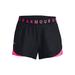 Under Armour Women's Play Up Short 3.0 (Size S) Black-Rebel Pink, Polyester