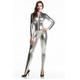 Combinaison Morphsuit Combinaison-pantalon Costume de peau Fille de moto Adulte Spandex Latex Couleur métalique brillante Costumes de Cosplay Genre Femme Couleur Pleine Halloween / Lavage en Machine