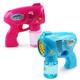 1 pc pistolet à bulles automatique machine à bulles rouge et bleu modèles compartiment de la batterie soufflant électrique bulle jouets créatif petit cadeau accessoire de vacances fête d'anniversaire