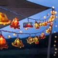 Guirlande lumineuse de 2 m en forme de lanterne de ramadan, guirlande lumineuse de camping, guirlande lumineuse pour guidon de tente RV, guirlande lumineuse décorative pour festivals, décoration d'ambiance ramadan, décoration de la maison