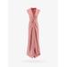 V-neck Sleeveless Closure With Zip Long Dresses - Pink - Max Mara Dresses