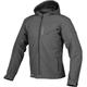 Germot Snake wasserdichte Motorrad Softshell Jacke, grau, Größe 4XL