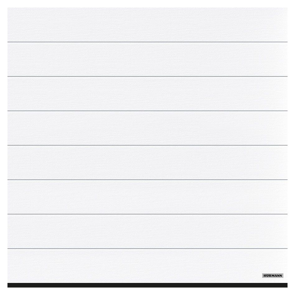 HÖRMANN Sektionaltor LPU42 mit Zarge M-Sicke weiß, Zarge mit Z-Beschlag, 2375x2125 mm Image